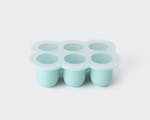 Product preview 6 of 9. Thumbnail blue nutribullet Baby empty freezer tray with six sections.